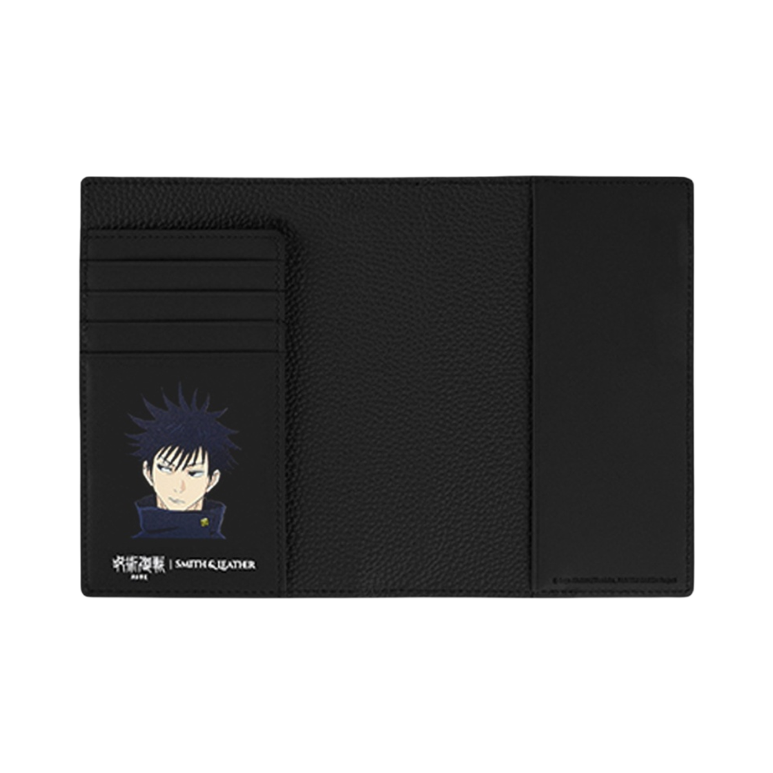 스미스 앤 레더 x 주술회전 레더 여권 지갑 후시구로 메구미(Smith & Leather x Jujutsu Kaisen Leather Passport Wallet Fushiguro Megumi)
