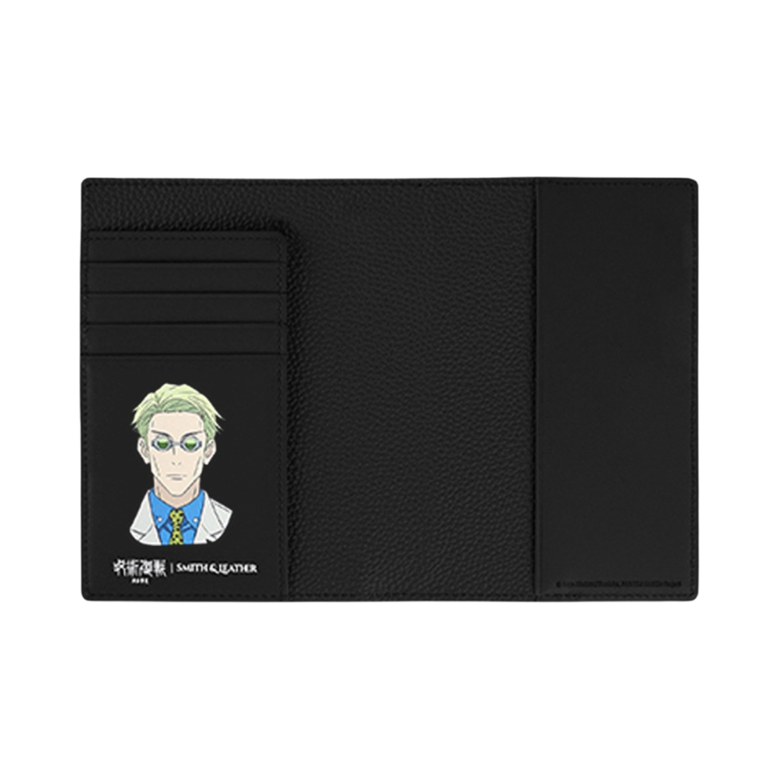 스미스 앤 레더 x 주술회전 레더 여권 지갑 나나미 켄토(Smith & Leather x Jujutsu Kaisen Leather Passport Wallet Nanami Kento)