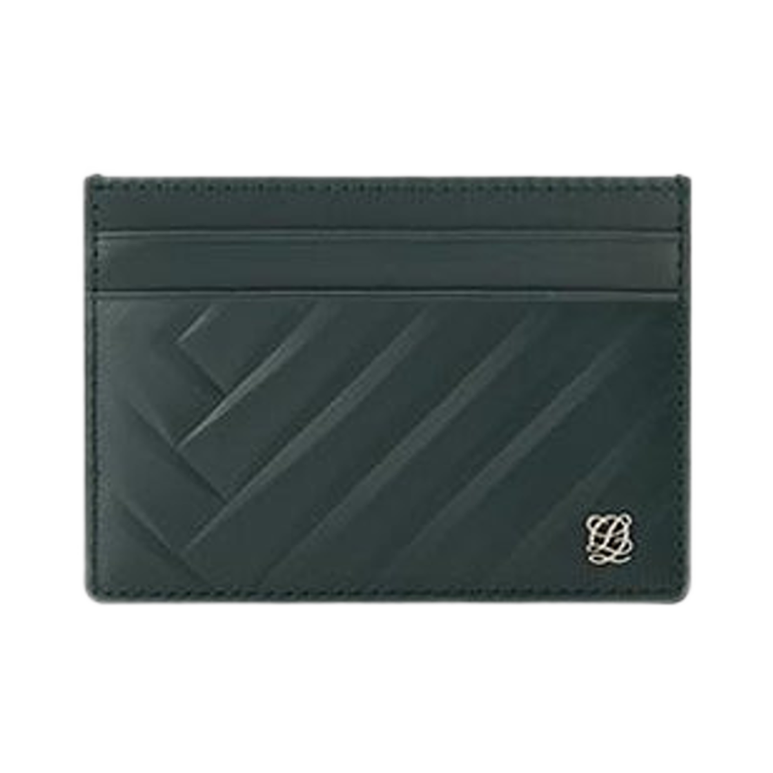 LLSR1FM04MI1DGR171 Louis Quatorze L-Quilting Leather Card Wallet Deep Green