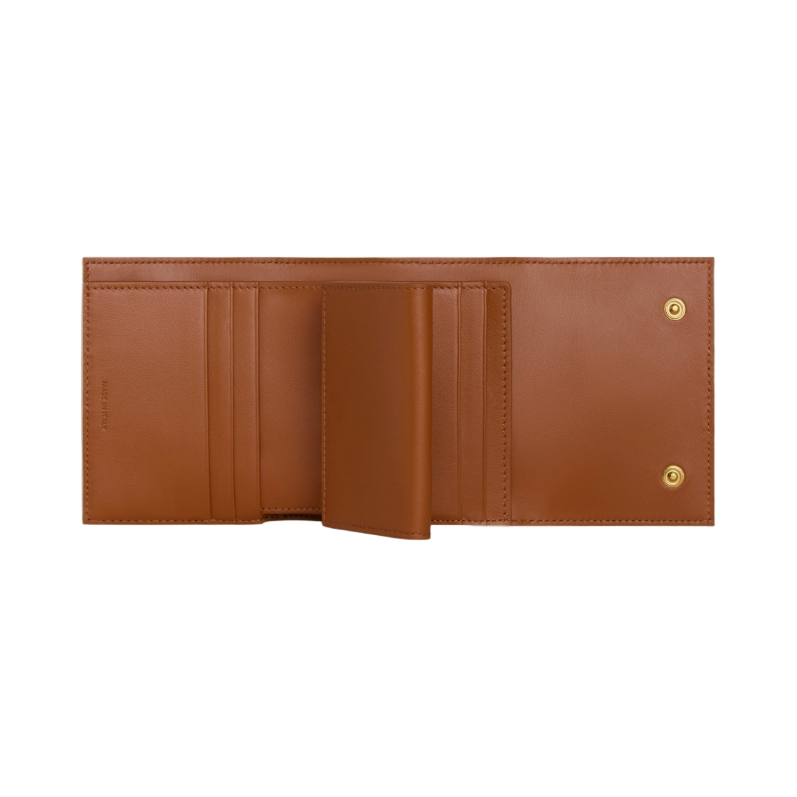 셀린느 트리옹프 캔버스 & 램스킨 스몰 트라이폴드 월렛 화이트 탄(Celine Small Tri-Fold Wallet in Triomphe Canvas & Lambskin White Tan) - 2