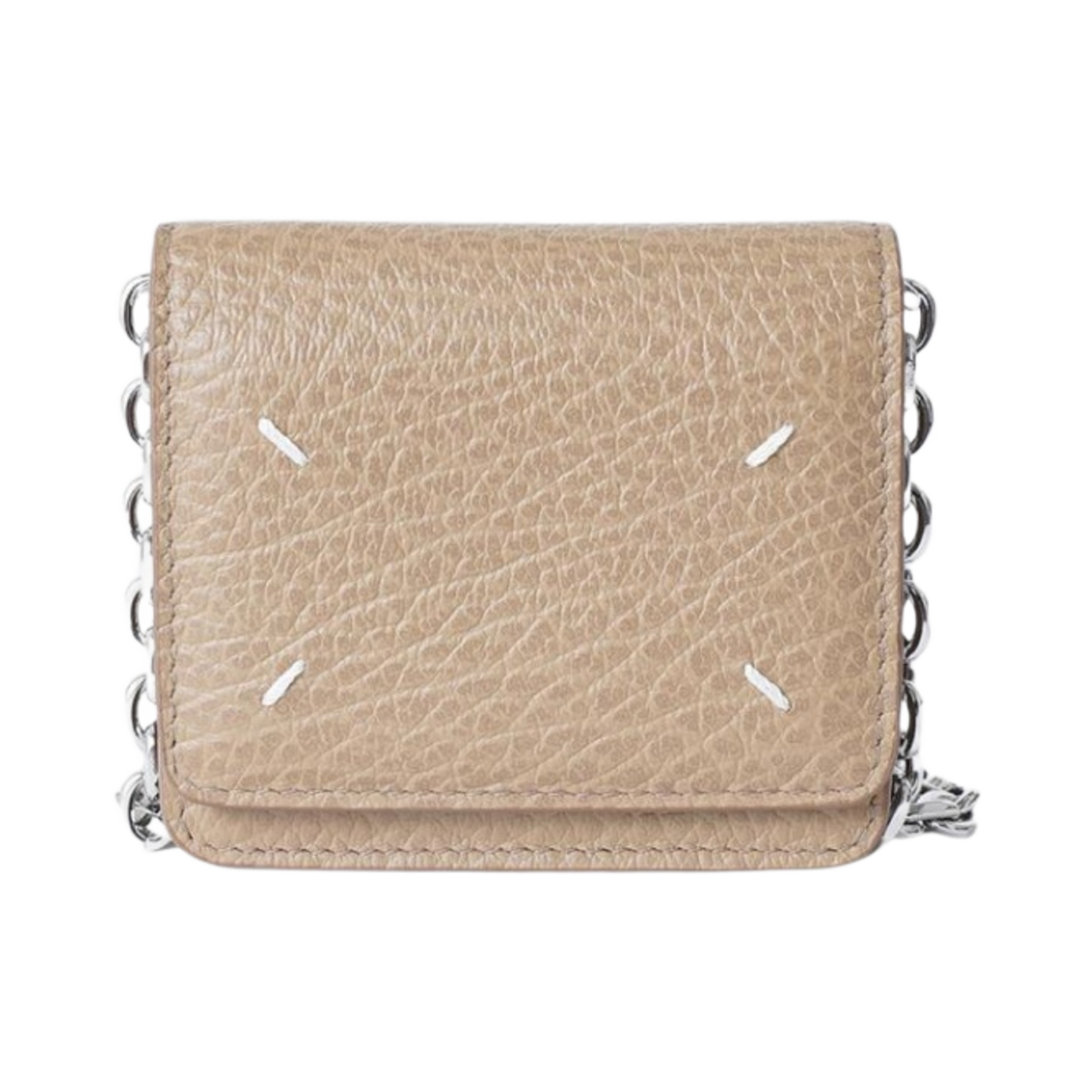 메종 마르지엘라 포 스티치 체인 지갑 탄(Maison Margiela Four Stitches Chain Wallet Tan)