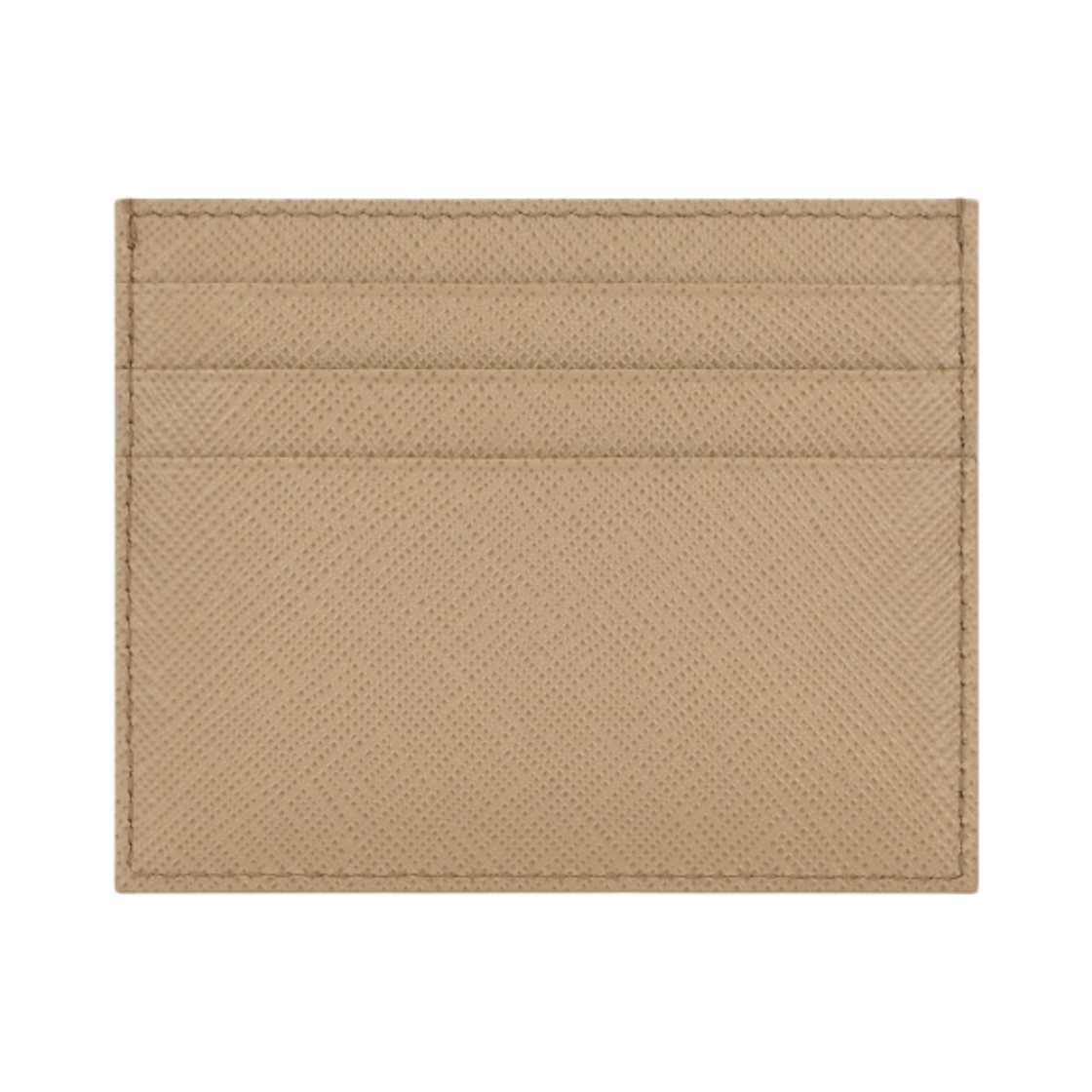 프라다 사피아노 레더 트라이앵글 로고 카드 지갑 샌드 베이지(Prada Saffiano Leather Triangle Logo Card Holder Sand Beige) - 2