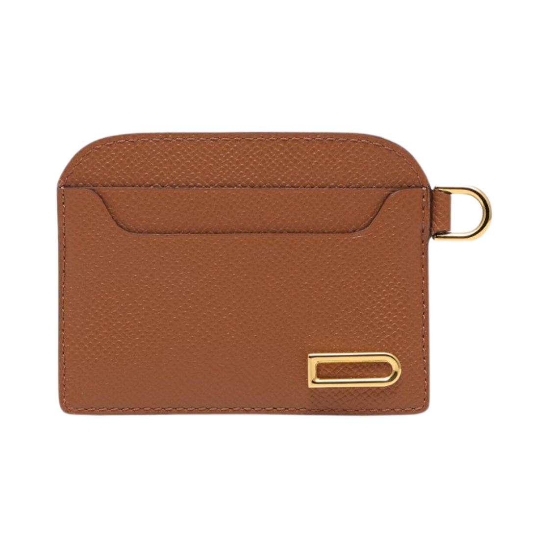 AB0648BKN030CDG Delvaux Vagabond Card Holder Alpina Calf Tan