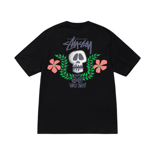 ★関税込★Stussy★Skull & Bones Pigment Dyed T-Shirt Black★ Buy Stussy Skull & Bones Tee Pigment Dyed Black | SASOM