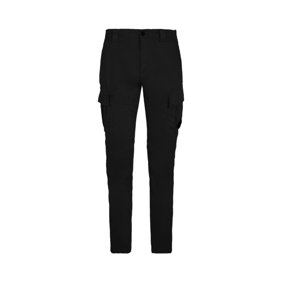 12CMPA056A005694G999 C.P. Company Stretch Sateen Cargo Pants Black - 22SS