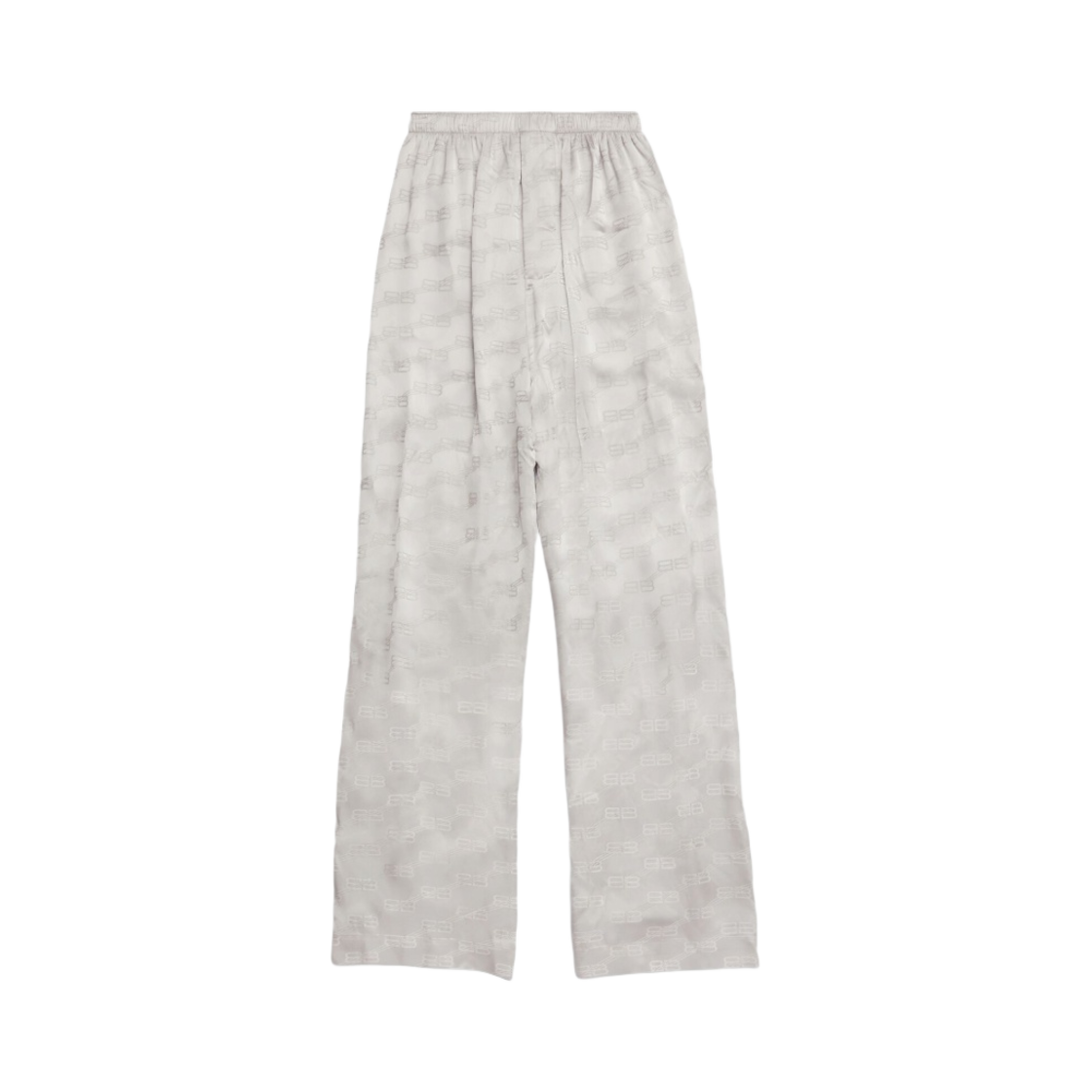 (W) 발렌시아가 BB 모노그램 파자마 팬츠 라이트 그레이((W) Balenciaga BB Monogram Pyjama Pants Light Grey) - 1