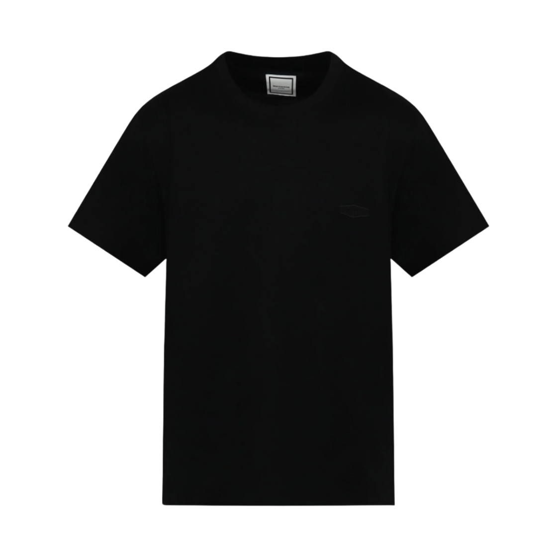 우영미 아웃라인 백로고 티셔츠 블랙 - 21FW(Wooyoungmi Outline Back Logo T-Shirt Black - 21FW) - 2