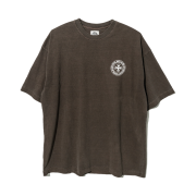 Punch Drunk Parties Circle Logo Garment Dyed Tee Brown