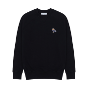Maison Kitsune Dressed Fox Patch Classic Sweatshirt Black