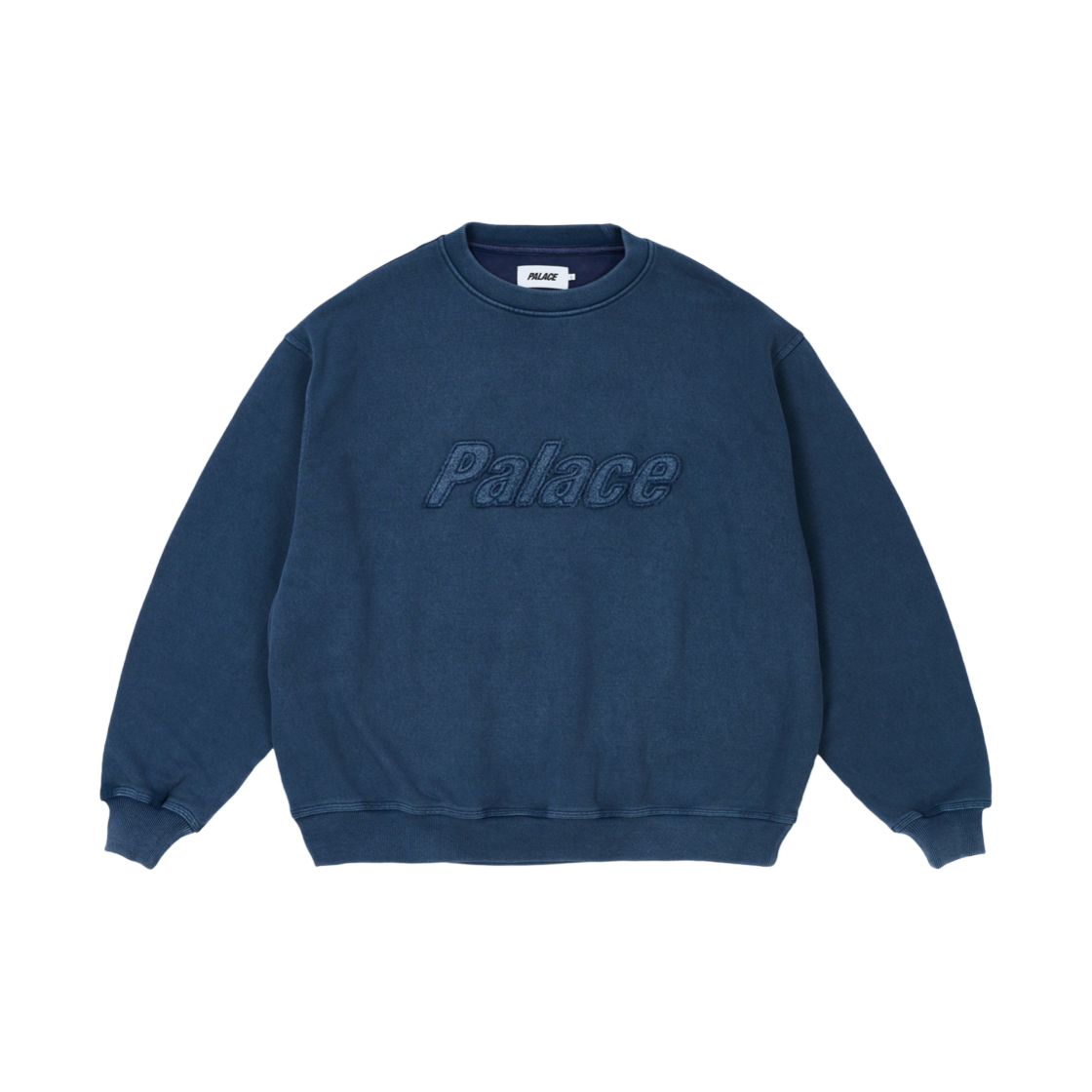팔라스 트리플 스티치 크루 피그먼트 네이비 - 24FW(Palace Triple Stitch Crew Pigment Navy - 24FW) - 1
