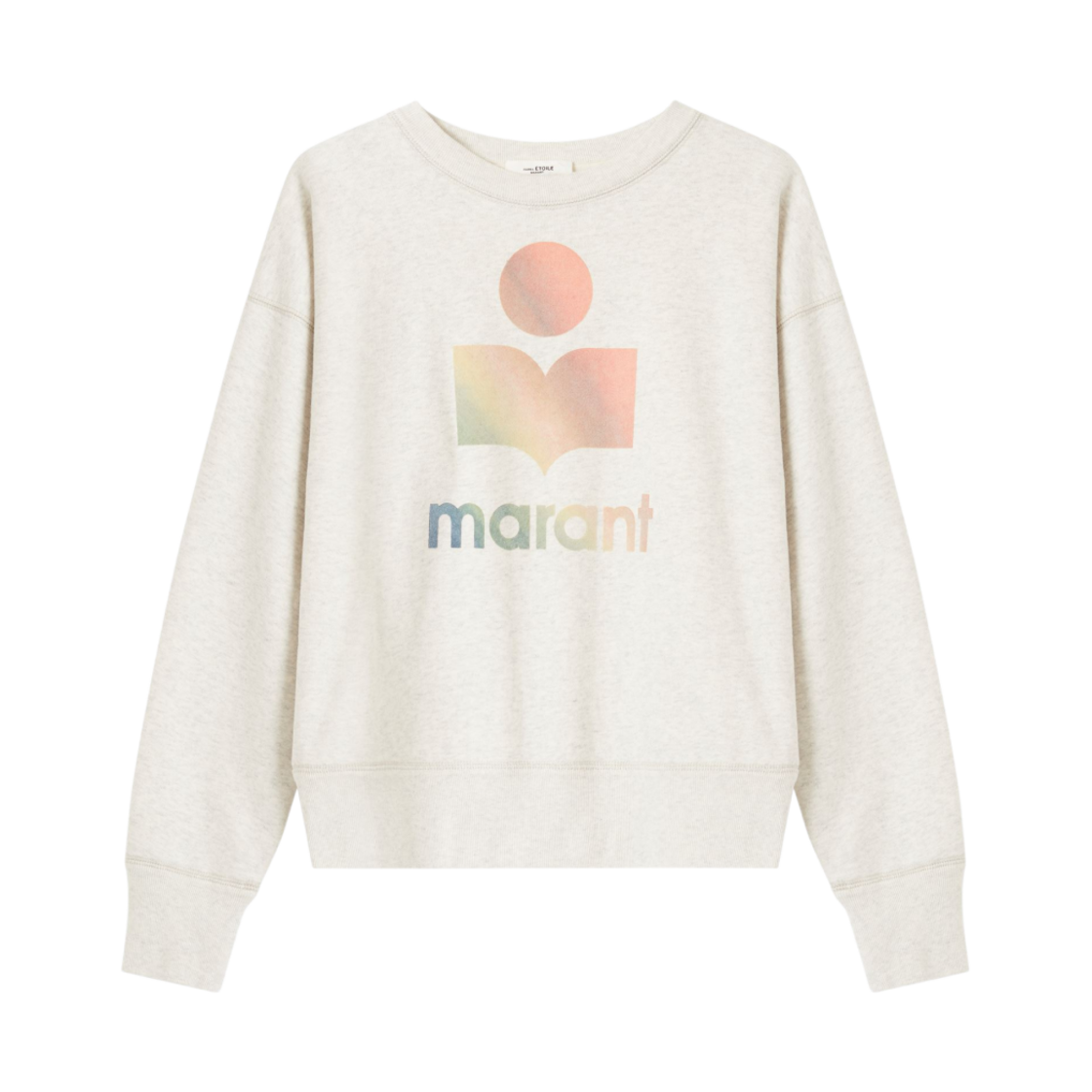 SW0273-22A043E-23EC (W) Isabel Marant Mobyli Logo Sweatshirt Ecru - 22FW