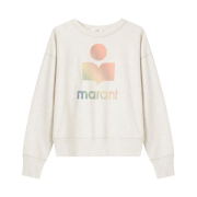 (W) Isabel Marant Mobyli Logo Sweatshirt Ecru - 22FW