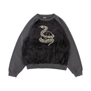 Kapital x Fur Grizzly Sweatshirt Hub Rainbow Y Pt Black