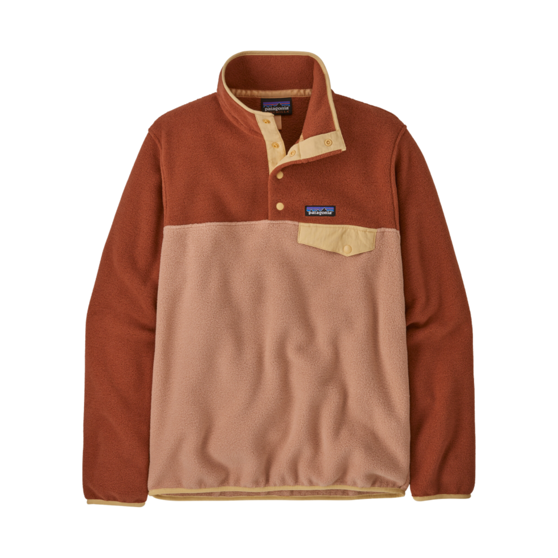 25455 (W) Patagonia Lightweight Synchilla Snap-T Fleece Pullover Terra Pink