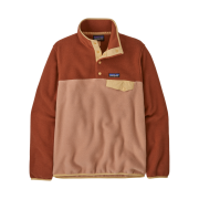 (W) Patagonia Lightweight Synchilla Snap-T Fleece Pullover Terra Pink