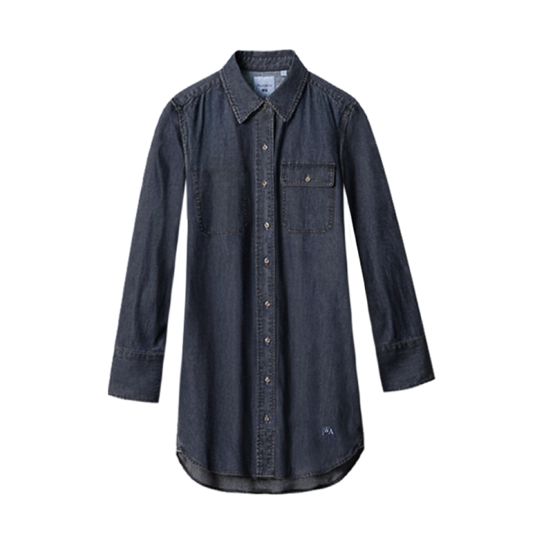 (W) 유니클로 x JW 앤더슨 데님 셔츠 원피스 네이비 - KR((W) Uniqlo x JW Anderson Denim Shirt Dress Navy - KR) - 1