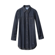 (W) Uniqlo x JW Anderson Denim Shirt Dress Navy - KR