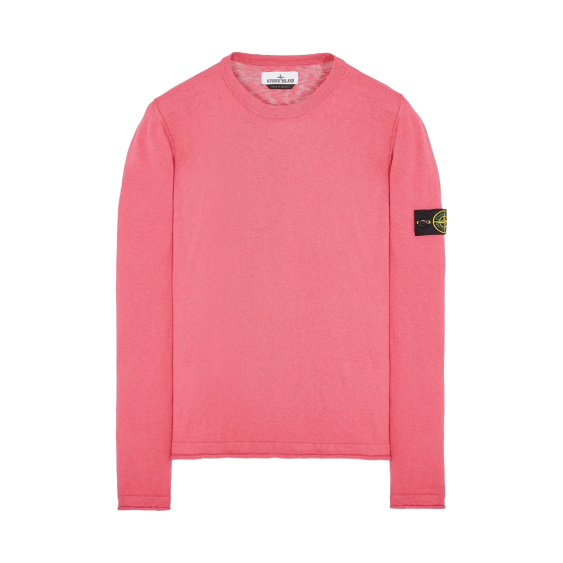 스톤 아일랜드 502B0 크루넥 니트탑 시클라멘 - 23SS(Stone Island 502B0 Crewneck Knit Cyclamen - 23SS) - 1