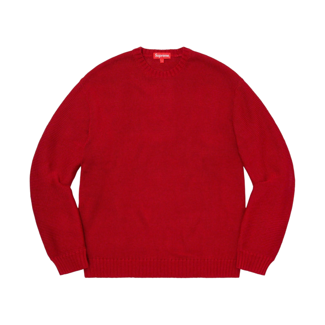 슈프림 백 로고 스웨터 레드 - 20SS(Supreme Back Logo Sweater Red - 20SS) - 2