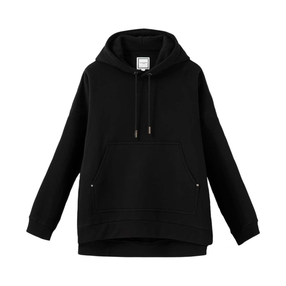 W243TS31731B Wooyoungmi Cottom Hooded T-Shirt Black - 24FW