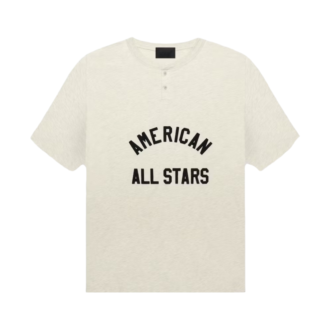 피어 오브 갓 올 스타 헨리 티셔츠 크림 헤더(Fear of God All Star Henley T-Shirt Cream Heather) - 1