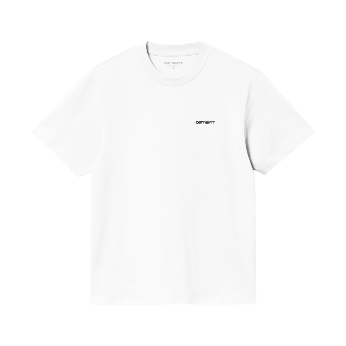 I032293-00A-XX (W) Carhartt WIP Script Embroidery T-Shirt White