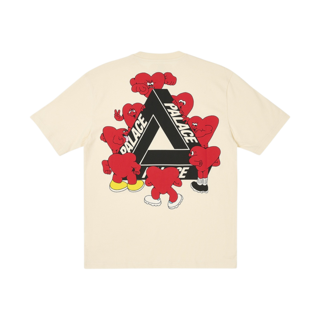 팔라스 트라이하트 티셔츠 소프트 화이트 - 24SS