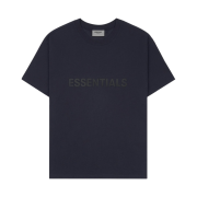 Essentials 3D Silicon Applique Boxy T-Shirt Navy/Dark Navy - Ssense Exclusive
