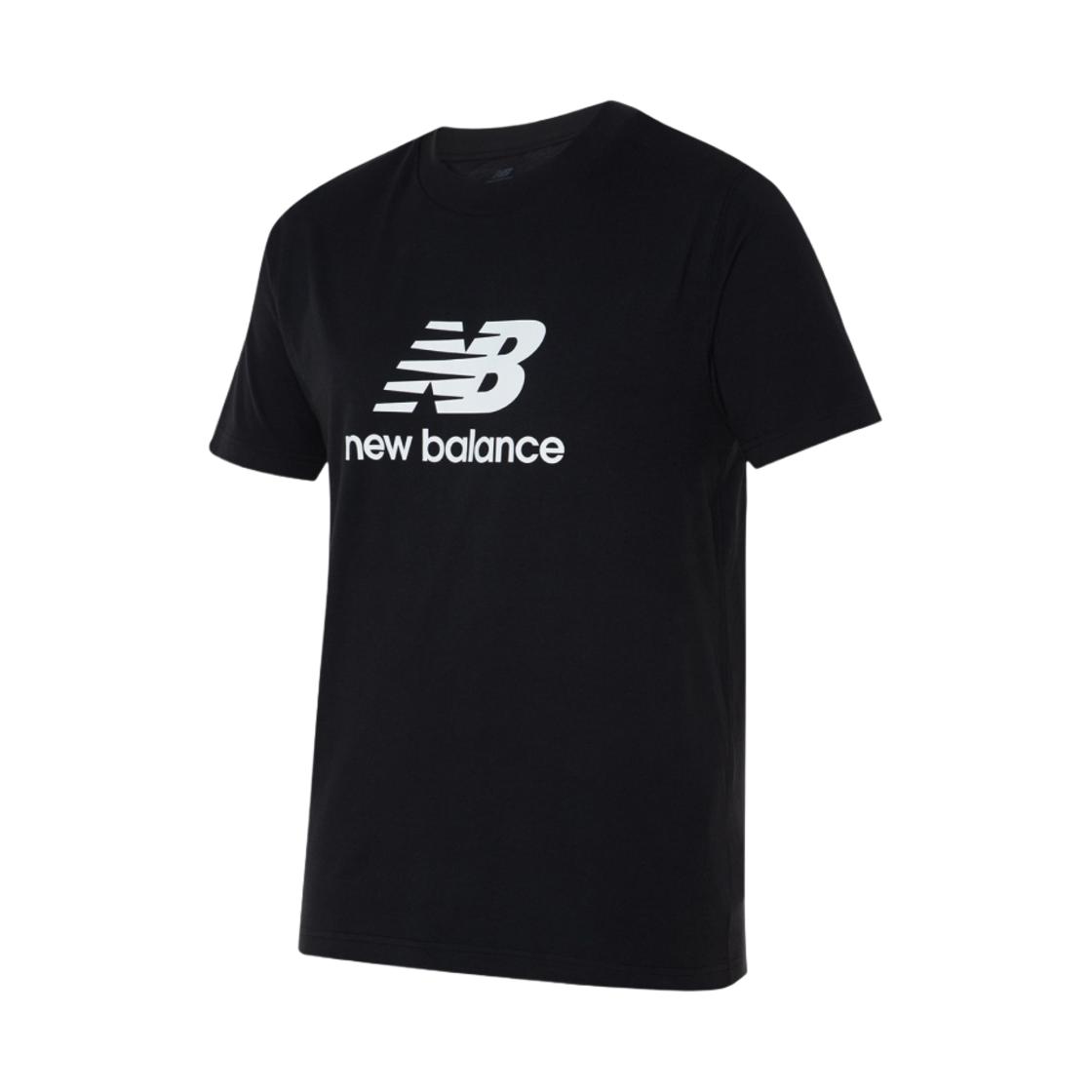 뉴발란스 스택드 로고 티셔츠 블랙(New Balance Stacked Logo T-Shirt Black)
