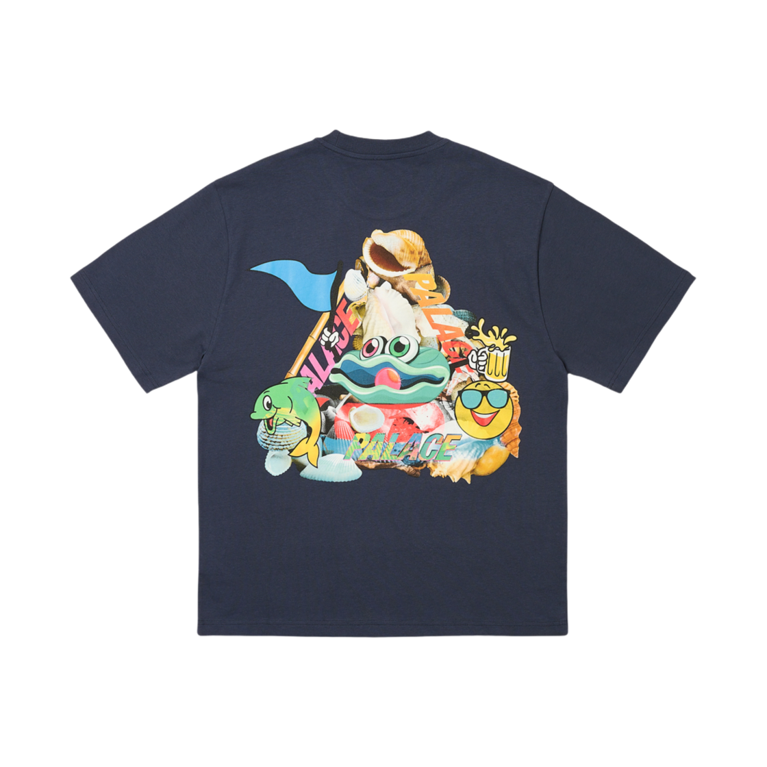 - Palace P Sea T-Shirt Navy - 24FW