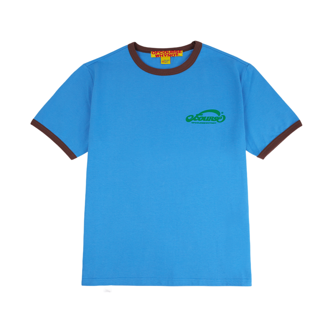 오브콜스와이낫 소울메이트 코튼 티셔츠 블루(ofcoursewhynot Soul Mate Ct T-Shirt Blue) - 1