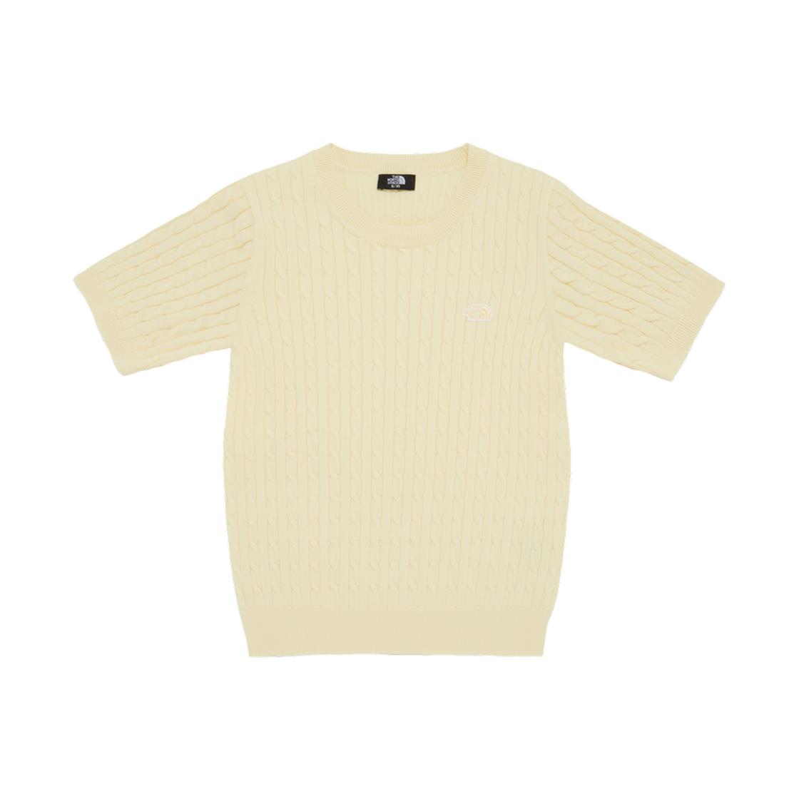NT7AR30B (W) The North Face Holiday S/S Sweater Light Yellow - 25SS