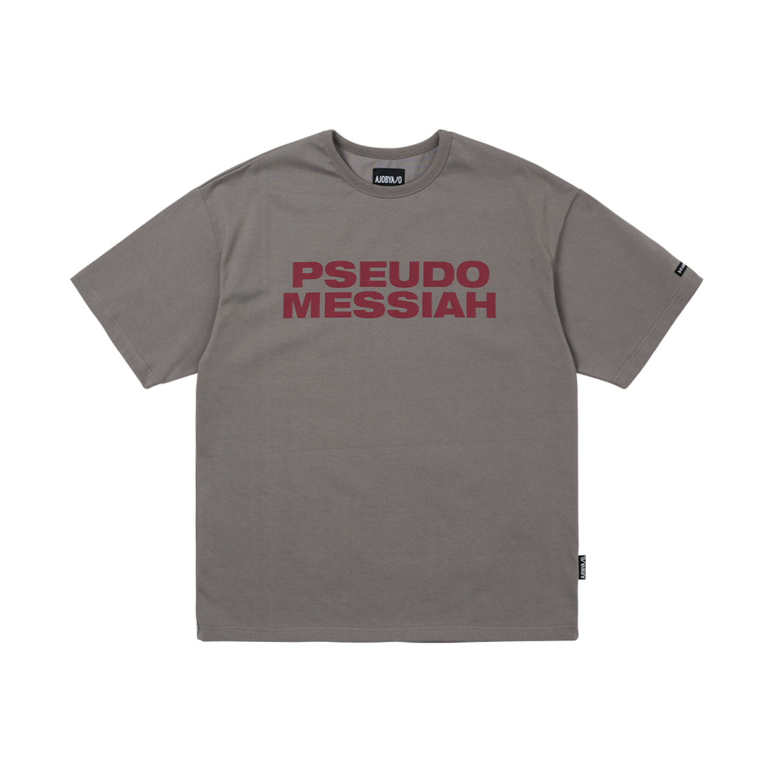 AJ252TE002MW AJOBYAJO Pseudo Messiah T-Shirt MOCHA BROWN