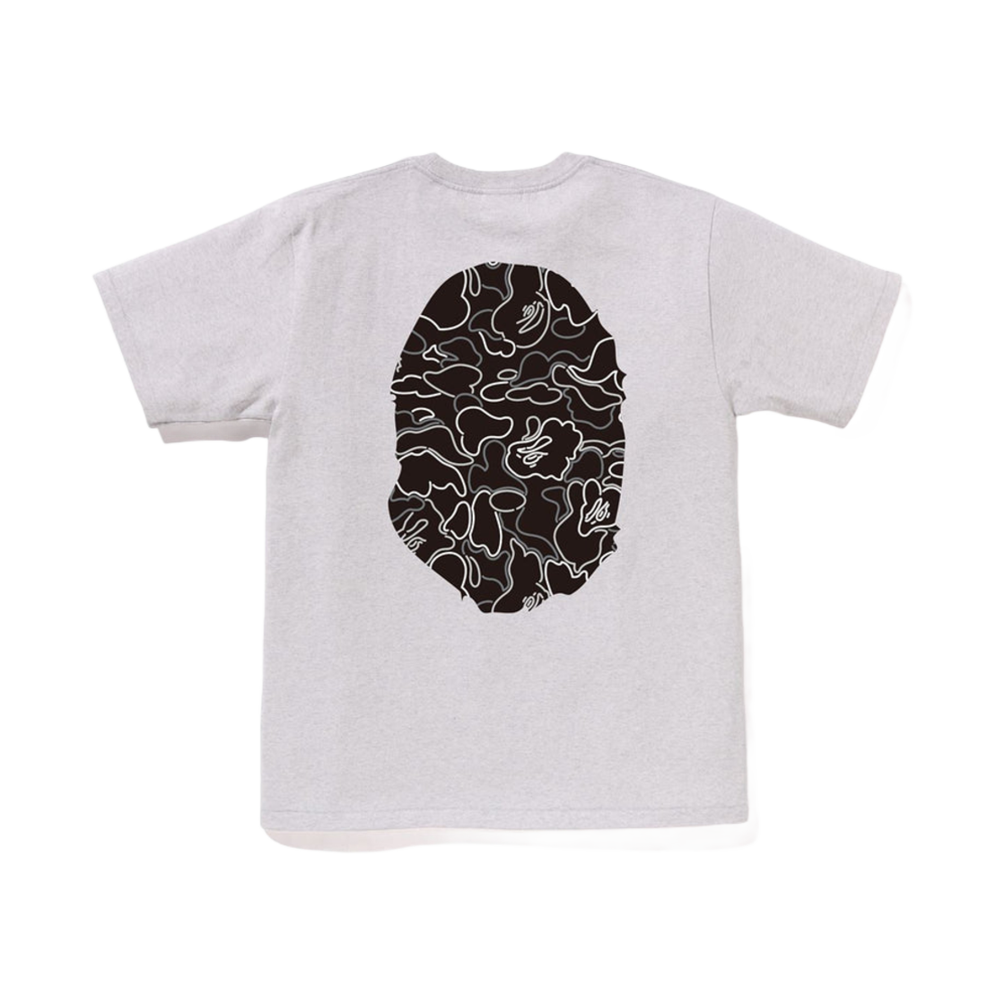 베이프 네온 카모 빅 에이프 헤드 티셔츠 그레이(BAPE Neon Camo Big Ape Head T-Shirt Gray) - 2