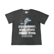 Kasual Manual Stay Visual T-Shirts Grey