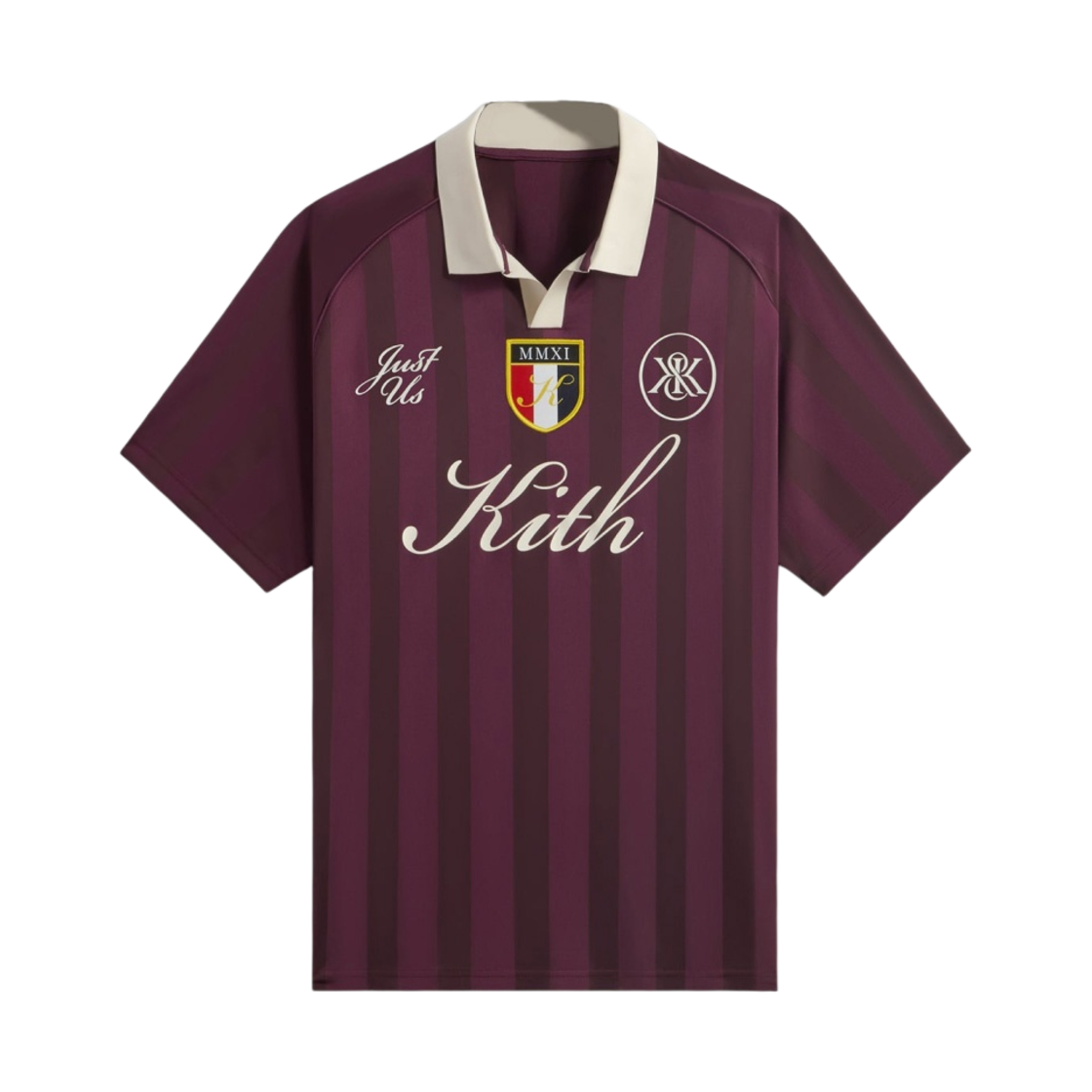 KHM032089-698 Kith Shadow Stripe Marcel Soccer Jersey Rave - 대표 이미지 #1