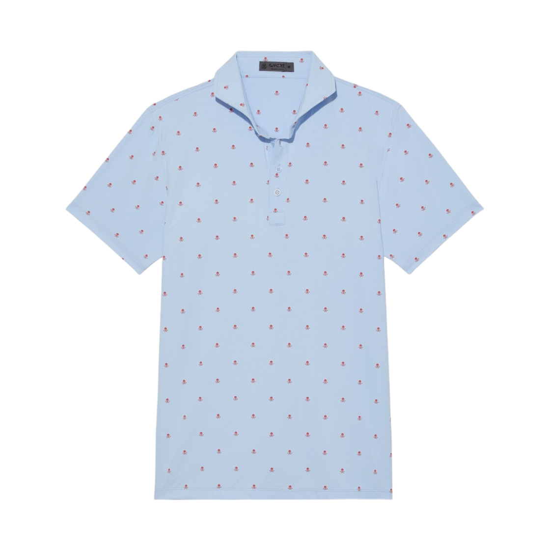 지포어 스컬 & 티스 나일론 슬림핏 폴로 스카이(G/Fore Skull & T’s Ice Nylon Slim Fit Polo Sky) - 1