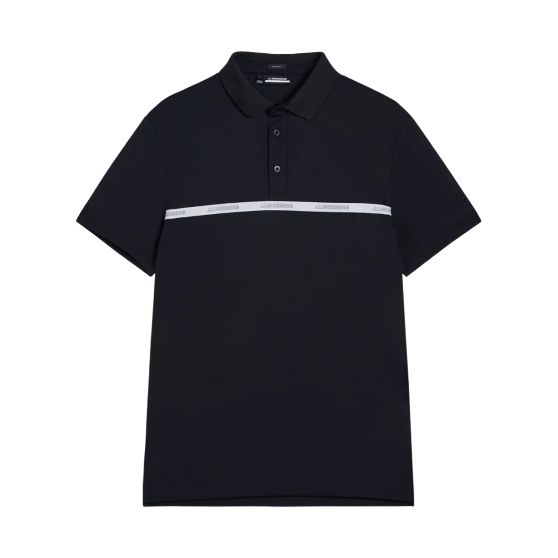 GMJT08288-9999 J.Lindeberg Chad Slim Fit Polo Black
