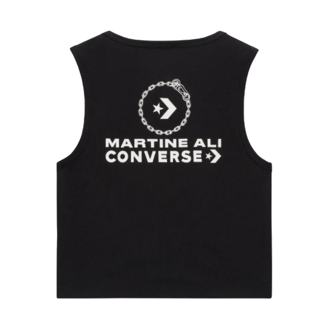 10026801-A01 (W) Converse x Martine Ali Tank Top Black