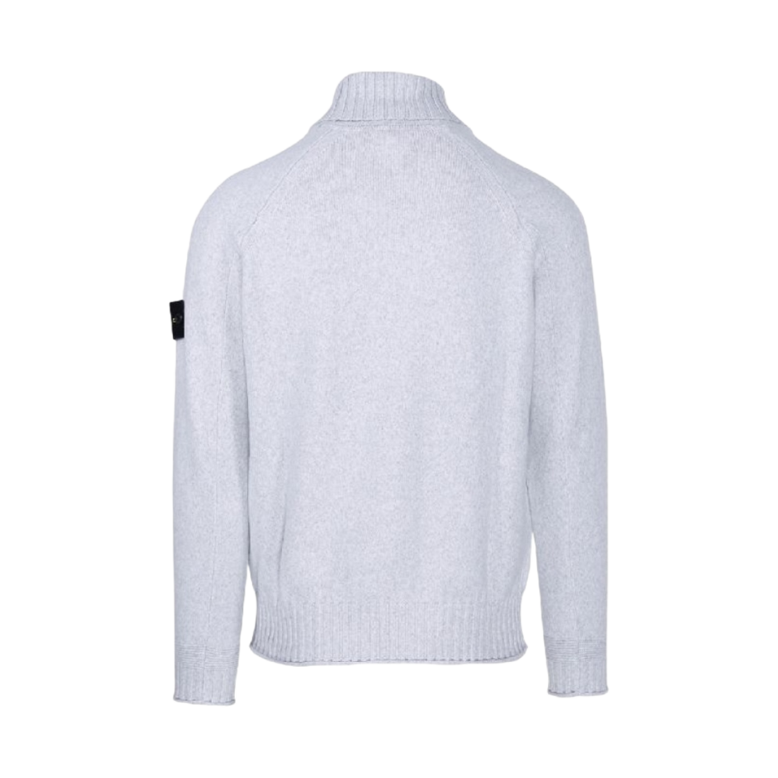 스톤 아일랜드 505A2 윈터 코튼 터틀넥 니트 라이트 그레이 - 22FW(Stone Island 505A2 Winter Cotton Turtleneck Knit Light Grey - 22FW) - 2
