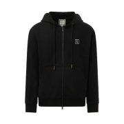 Wooyoungmi Back Logo Hooded Zip Up Black - 24FW