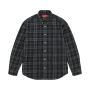 Supreme Plaid Flannel Shirt Black - 24FW