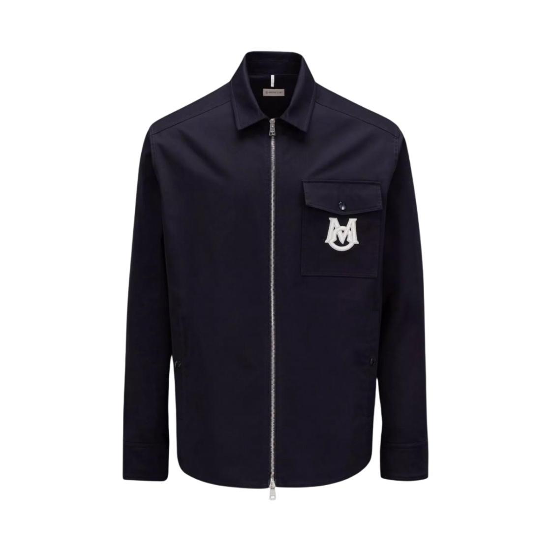 몽클레르 개버딘 셔츠 다크 블루 - 23SS(Moncler Gabardine Shirt Dark Blue - 23SS) - 1