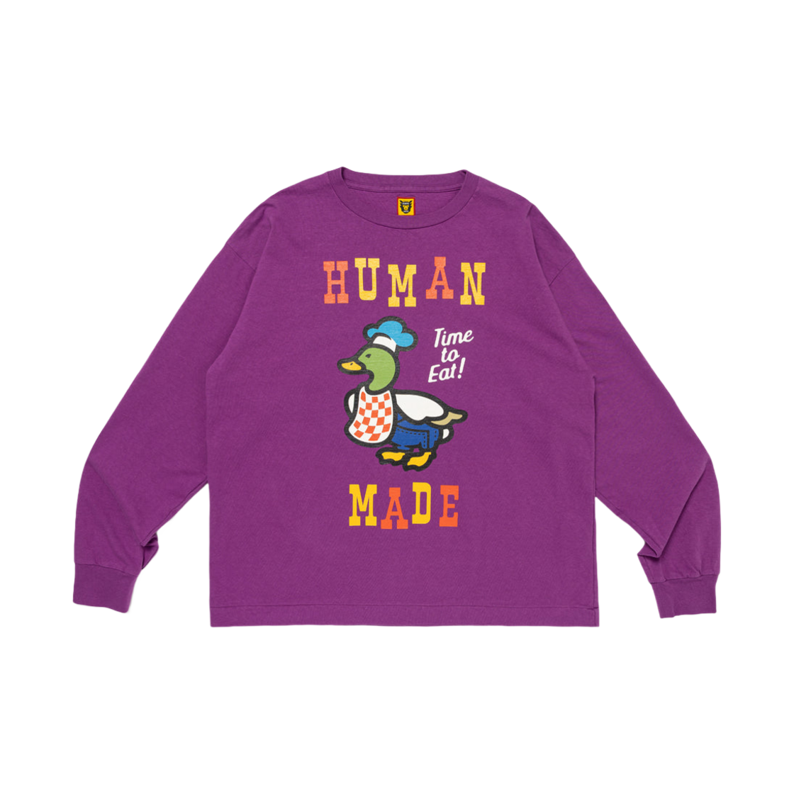 HM27CS017 Human Made Graphic L/S T-Shirt Purple