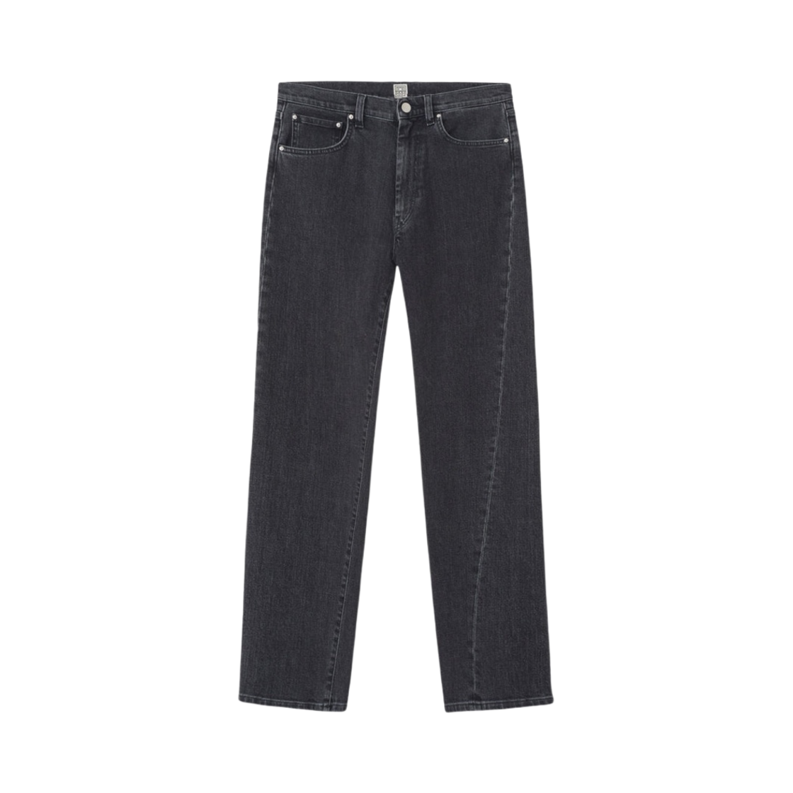 222-232-743-300 (W) Toteme Twisted Seam Denim Grey
