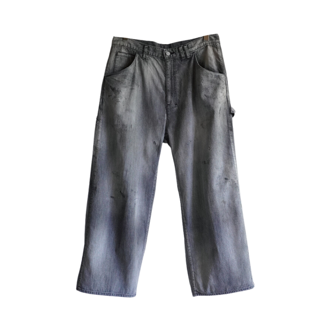 ANC-PT45-5 Ancellm Aging Painter Pants Black
