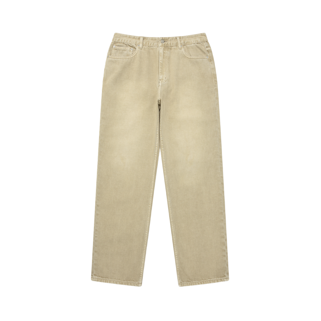 CO2303PT18BE Covernat Denim Regular Dyeing Pants Beige