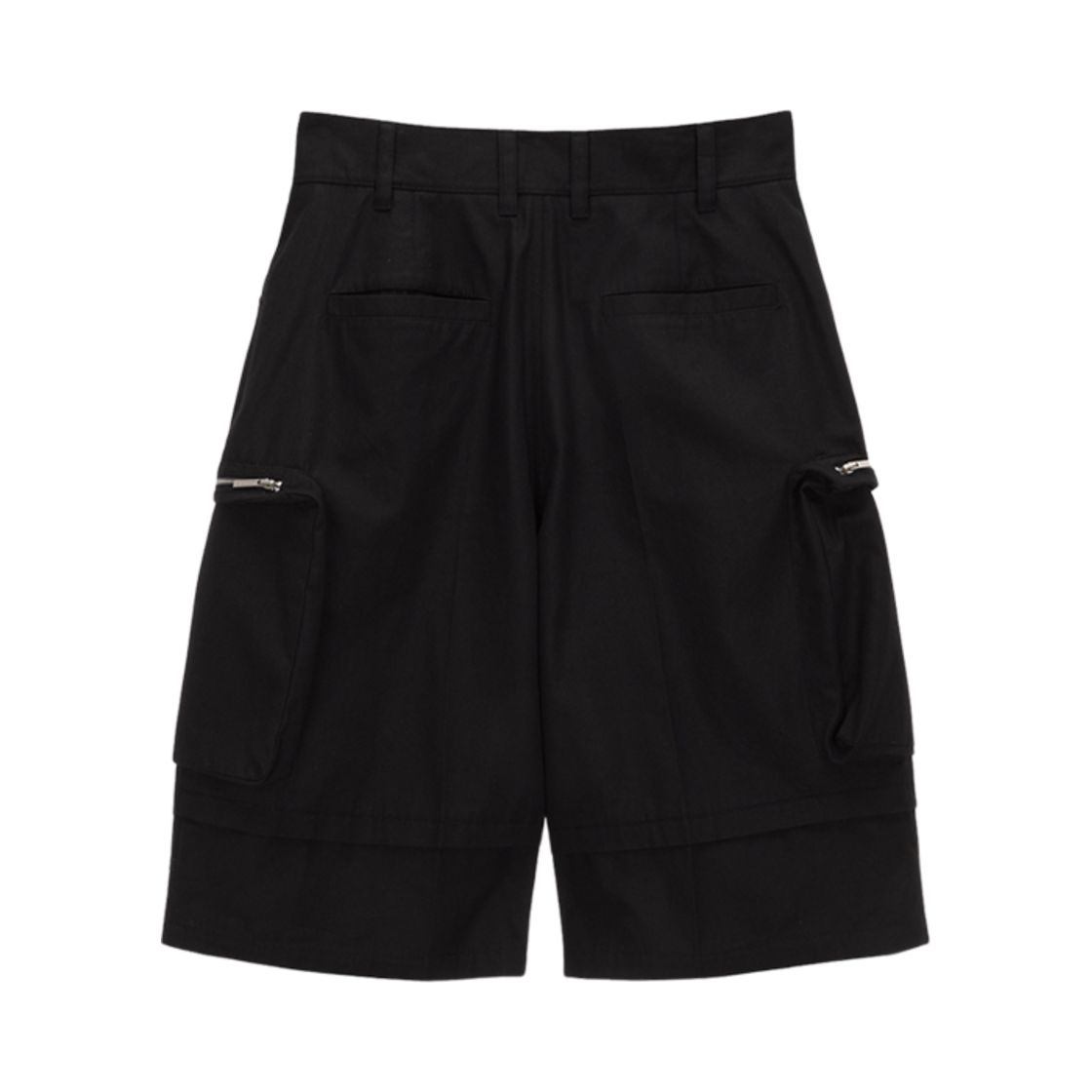 MK2411PT006M (W) Matin Kim Big Pocket Bermuda Cotton Pants Black