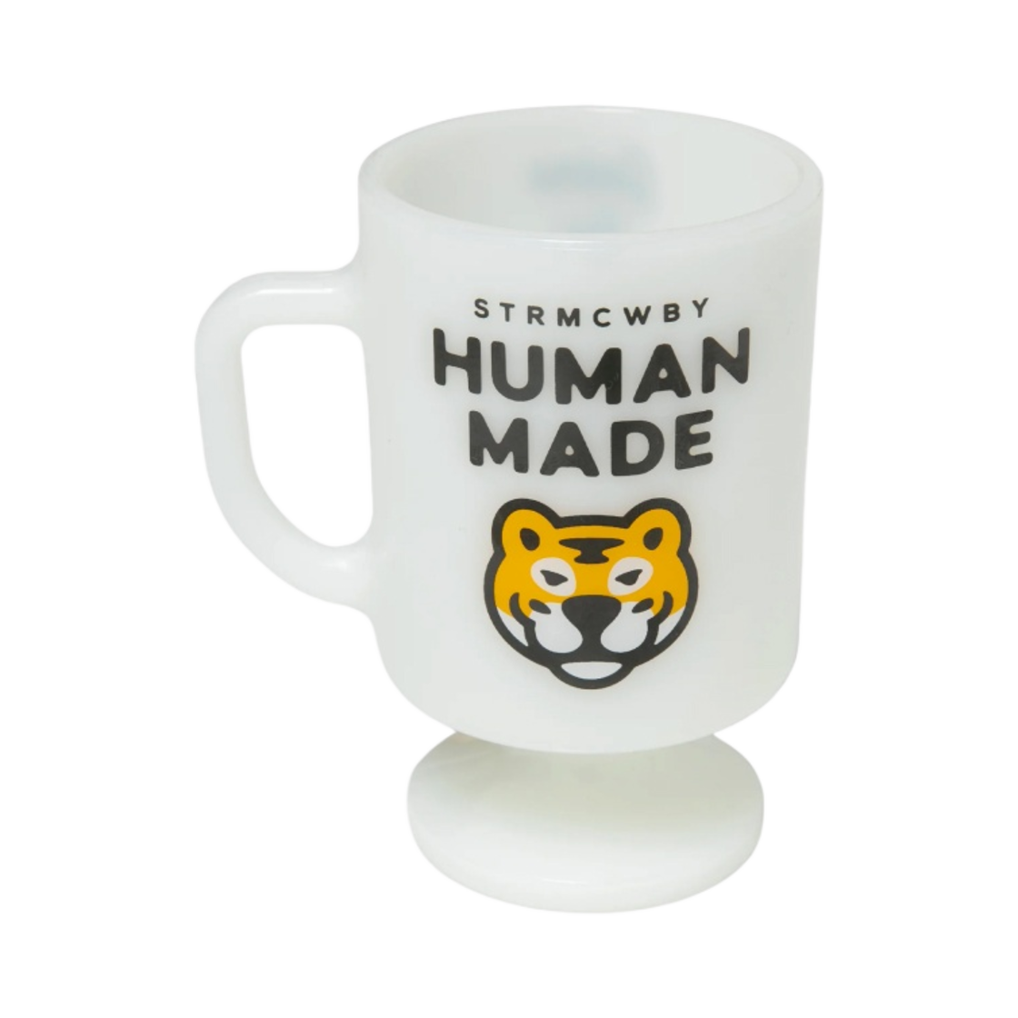HM24GD076 Human Made Glass Pedestal Mug White