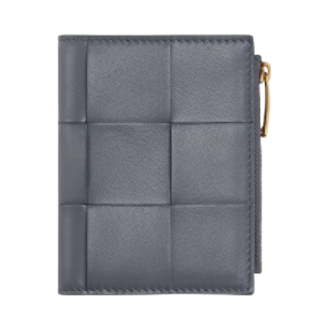 보테가 베네타 스몰 카세트백 바이폴드 지퍼 지갑 썬더(Bottega Veneta Small Cassette Bi-Fold Zip Wallet Thunder) - 1
